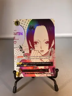 One Piece CCG Boa Hancock You'll Frighten Me OP14-118 Event Holo Seven Warlords - Image 1