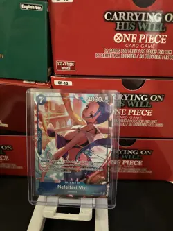 One Piece Nefeltari Vivi EB04-025 Alt Art English The Azure Sea’s Seven - M/NM - Image 1