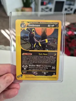Pokemon TCG Umbreon 41/147 Aquapolis Vintage Non-Holo Card - Image 1