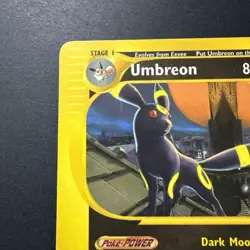 Pokemon TCG 2002 Umbreon Aquapolis 41/147 Non Holo Rare Card regular e-reader - Image 2