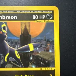 Pokemon TCG 2002 Umbreon Aquapolis 41/147 Non Holo Rare Card regular e-reader - Image 5