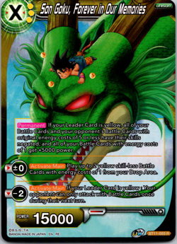 Dragon Ball Super Foil Card Son Goku, Forever in our Memories NM-M - Image 1