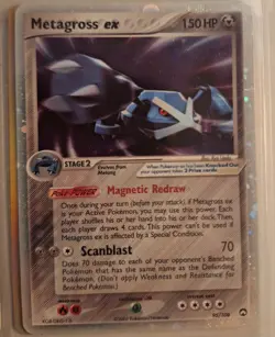 Pokemon TCG Metagross EX Power Keepers Card Ultra Rare Holo Foil 95/108 - Image 1