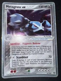 Metagross EX Holo Card 95/108 Pokemon TCG Power Keepers LP+ - Image 1
