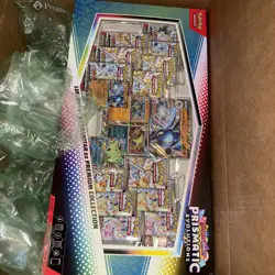 LOT OF 4 Pokemon Prismatic Sams Club Lucario Ex Tyranitar Ex Premium Collection - Image 1