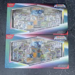 LOT OF 2 Pokemon Prismatic Lucario Ex Tyranitar Ex Premium Collection Sams Club - Image 1