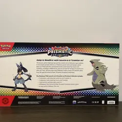 LOT OF 2 Pokemon Prismatic Lucario Ex Tyranitar Ex Premium Collection Sams Club - Image 4