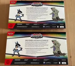 LOT OF 2 Pokemon Prismatic Lucario Ex Tyranitar Ex Premium Collection Sams Club - Image 3