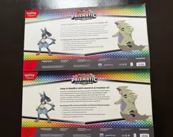 LOT OF 2 Pokemon Prismatic Lucario Ex Tyranitar Ex Premium Collection Sams Club - Image 3