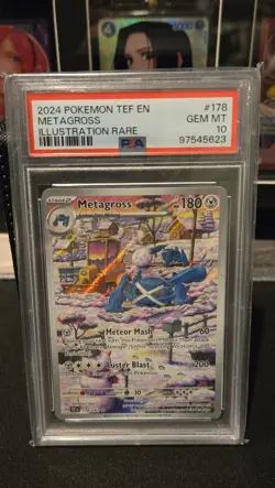 Metagross - 2024 Pokemon TEF EN - Temporal Forces - 178/162 - PSA GEM MT 10 - Image 1