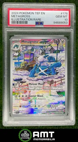 Metagross PSA 10 2024 Pokemon SV Temporal Forces - TEF EN #178/162 9053 - Image 1