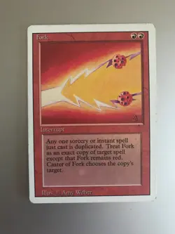 Fork - Revised Edition (3ED) - LP - MTG *Combined Shipping - Image 1