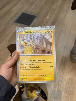 Pikachu At The Museum Jumbo Pokemon Card Perfect Condition FAST DISPATCH IN HAND - Image 1