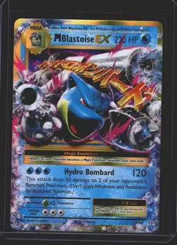 Pokemon TCG - M Blastoise EX Holo #22/108 Ultra Rare,Holo XY - Evolutions NM - Image 1