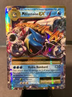 Pokemon TCG M Blastoise EX #22/108 XY Evolutions Holo Ultra Rare 2016 NM/M - Image 1