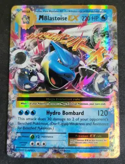 M Blastoise EX 22/108 Pokemon TCG Ultra Rare XY Evolutions NM - Image 1