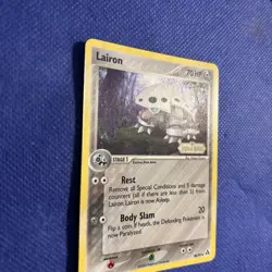Lairon 38/92 Stamped Reverse Holo Ex Legend Maker Pokemon Card - LP - Image 2