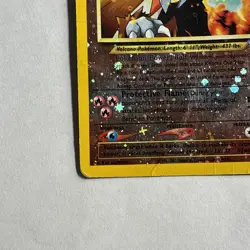 Pokemon Card - Entei #34 Black Star WOTC Movie Promo Reverse Holo - DAMAGED - Image 4