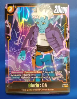 Glorio : DA FS08-04 FOIL Alternate Art Promo Dragon Ball Card Fusion World - Image 1