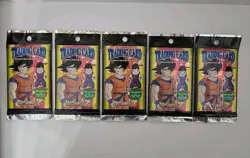 DRAGON BALL Z Trading Cards 5 PACKS - 10 Cards per Pack Factory Sealed NEW - Image 1