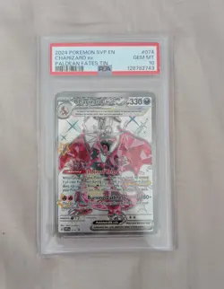 Pokemon Charizard EX 074 SV Scarlet & Violet Promo Holo Card PSA 10 - Image 1