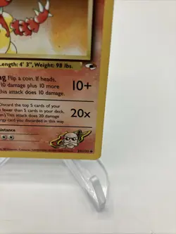 BLAINE'S MAGMAR 37/132 Pokemon Card GYM HEROES - Image 2