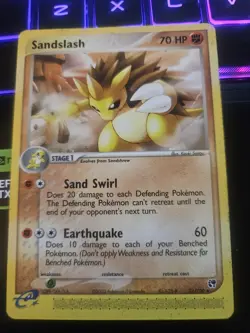 Sandslash 21/100 EX Sandstorm Pokemon Card 2003 Rare - Image 1