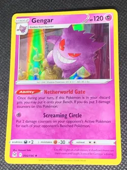 Gengar 066/196 Holo - Lost Origin Pokemon Card - NM - Image 1