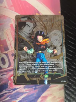 Android 17 Energy Marker Gold E01-09 Dragon Ball Super Card Game Fusion World - Image 1