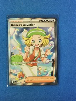 Temporal Forces Bianca's Devotion Full Art Rare Holo Pokemon Card NM - Image 1