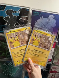 Pikachu at the museum promo card SEALED Pokemon TCG - Image 1