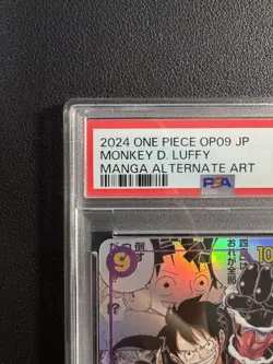 PSA 10 Luffy OP09-119 Manga Alt Art Emperors in the New World ONE PIECE Japanese - Image 3