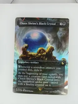 MTG FINAL FANTASY Chaos Shrine's Black Crystal (Borderless Foil) 445 NM - Image 1