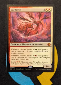 Catharsis Mythic ECL 209 Lorwyn Eclipsed MTG - Image 1