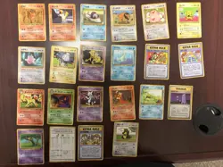 Lot of 22 Japanese Vending Series Pokemon Cards Vintage - Image 1