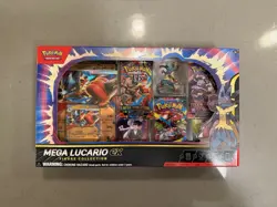Pokemon TCG Mega Lucario ex Premium Figure Collection Box Factory Sealed - Image 1