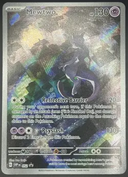 Pokemon TCG Mewtwo IR 151 UPC Promo Full Art 052 NM - Image 1
