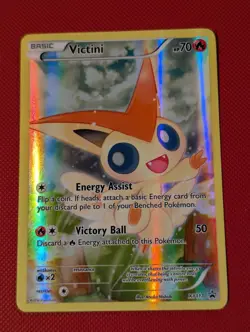 Pokemon TCG - Victini - XY117 Mythical Collection Full Art - Black Star Promo - Image 1