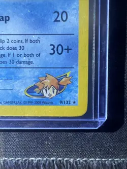 Pokemon TCG - Misty’s Seadra #9 - Pokemon Gym Heroes (2000)- Holo - NM - Image 4