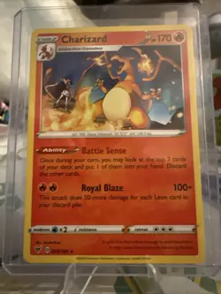 Pokemon TCG Vivid Voltage Charizard 25/185 Rare Card Mint Condition Pack Fresh - Image 2