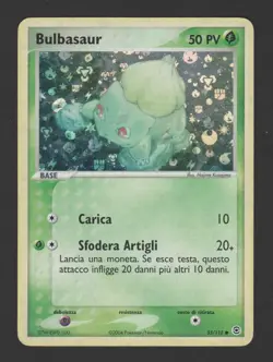 Bulbasaur Reverse Holo EX RossoFuoco e VerdeFoglia 55/112 ITA - Pokemon Card - Image 1