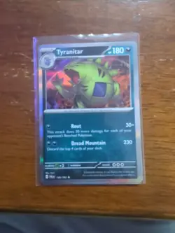 Tyranitar - 135/193 - Pokemon TCG Paldea Evolved (2023) - NM - Cosmos Holo Rare - Image 1