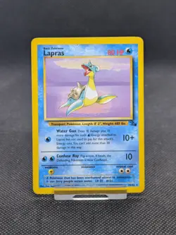 Lapras 25/62 Non Holo Fossil Set Rare Pokemon WOTC LP-NM - Image 1