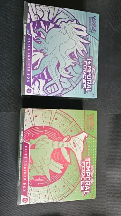 Pokemon SV5 Temporal Forces BOTH Elite Trainer Boxes Set of 2 FACTORY SEALED! - Image 1
