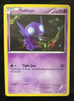 Pokemon TCG Sableye Ledgendary Treasures uncommon 61/113 - Image 1