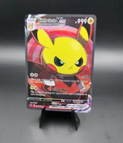 Pokemon Pikachu Vcos Cosplay (NON-TCG) HoloFoil Pokemon DISPLAY Cards For Kids - Image 5