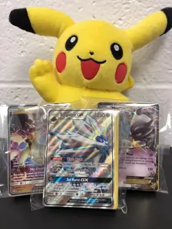 Pokemon Card Lot 100 OFFICIAL NEW TCG Cards + Ultra Rare EX GX VMAX V OR VSTAR! - Image 2