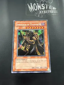 YUGIOH INVADER OF DARKNESS SECRET RARE IOC-111 - Image 1
