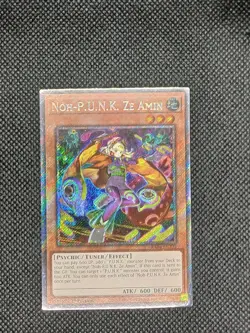 Noh-P.U.N.K. Ze Amin 1st Edition Platinum Secret Rare RA04-EN293 Yu-Gi-Oh! - Image 1