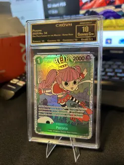 2025 ONE PIECE OP12-LEGACY OF THE MASTER #034 PERONA Crown 10 - Image 1